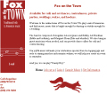 Fox on the Town Site